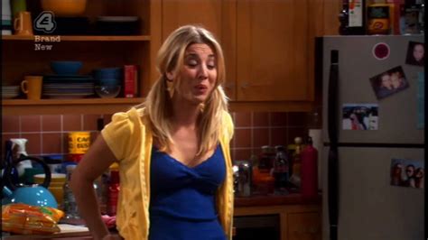 Kaley Cuoco Breasts Scene in The Big Bang Theory